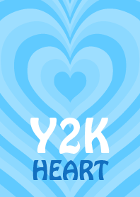 Y2K HEART ブルー 青