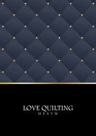 LOVE QUILTING -chic dusky blue gray-
