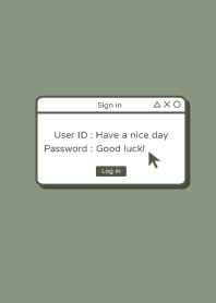 Computer desktop icons.Morandi green