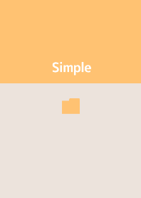 simple theme orange