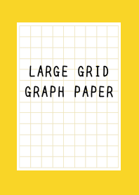 LARGE BEIGE GRID GRAPH PAPER/YELLOW/RED