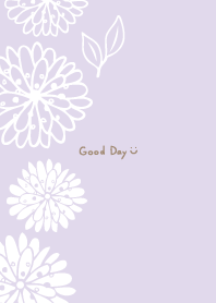 White flowers leaves Left20 from Japan