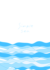 静かな波の海