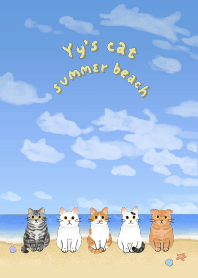 Yy's cat summer beach