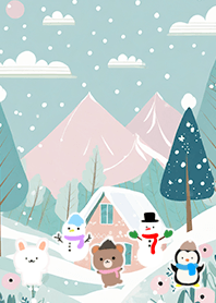 可愛い北欧風着せかえ(Winter-899)