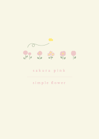 simple flower/sakura pink