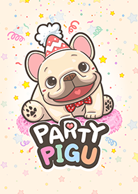 French Bulldog PIGU-Happy Party