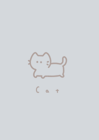 แมว. gray blue