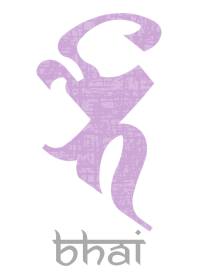 BONJI [bhai] WHITE PURPLE (0312