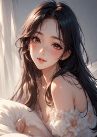 Comfortable sunny day - cute girl 4291