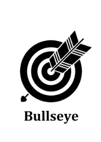 Bullseye[White Black]