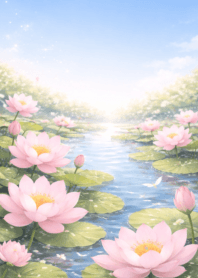 Natural pink lotus flower 3_52