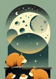 Ukiyo-e - Capybara 071288