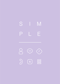 SIMPLE / purple.