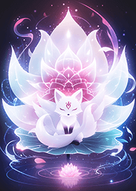 ⭐️暗黑幻境的九尾蓮花狐之神❤️黑色