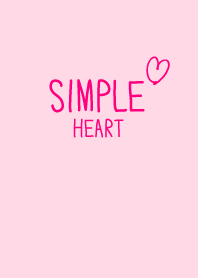 Simple heart - pink-joc
