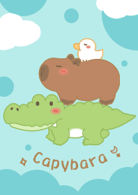 Capybara Travel Diary - Blue