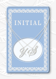 Initial Y S / Silver - English