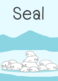 Family Seal On Ice