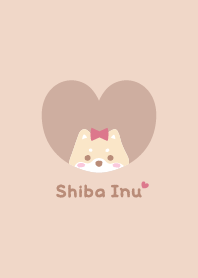 Shiba Inu2 Ribbon - orange