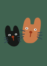 Orange and black cat