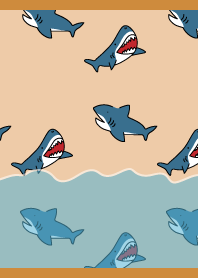 Shark Day04 on brown