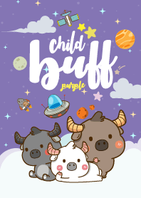 Child Buff Galaxy Purple