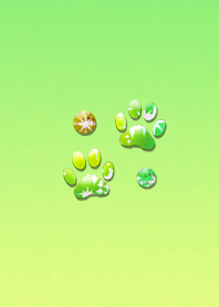 Marble Footprint Light Green