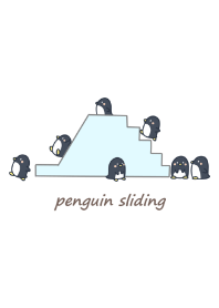 Penguin Sliding -white- 2