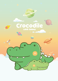 Crocodile Chic Cloud Light Green