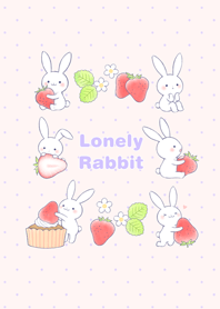 Lonely Rabbit (strawberry)