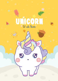 น้องยูนิคอร์น คาวาอิ น่ารัก สีเหลือง