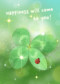 幸運を呼び込む四つ葉のクローバーのお守り