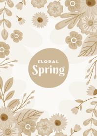 Floral Spring Sorrell Brown