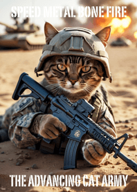 The advancing cat army 65
