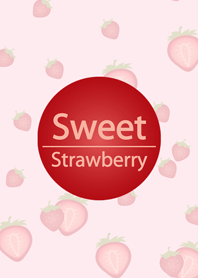 粉紅色浪漫甜美草莓