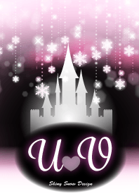 U&V-Initial-Snow Castle-Baby pink