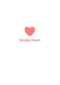 The Simple Heart White No.1-14