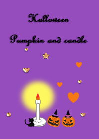 Halloween<Pumpkin and candle>