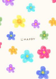 Watercolor POP flowers26 from Japan