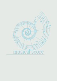 musicalscore Frosty WHT