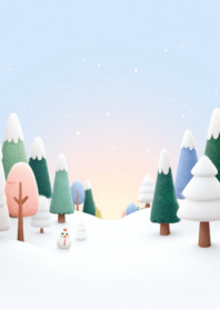 Minimal Snow Christmas 27