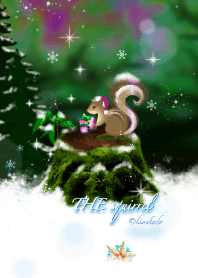 THE リス2（クリスマス、雪、冬）