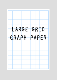 LARGE GRID GRAPH PAPER-GRAY