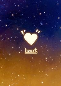 星空愛心-浪漫漸層 黃色