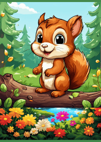 Cute squirrel theme v.1
