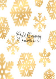 Gold Coating -snowflake-