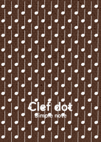 Clefdot simple note ver_Brown01