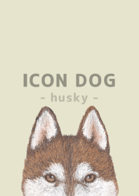 ICON DOG - siberian husky - PASTEL YE/02