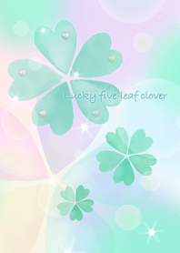 Lucky five-leaf clover